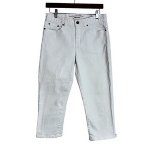 Lauren Jeans Co. Women's 4 Classic Midcalf Capris White Jeans Ralph Lauren Denim